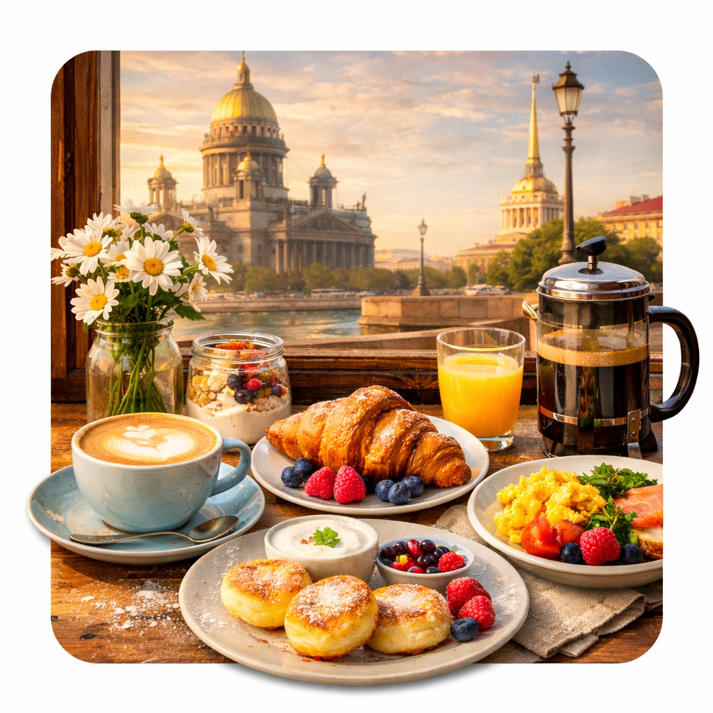 ☕ Кофе и завтраки в Петербурге