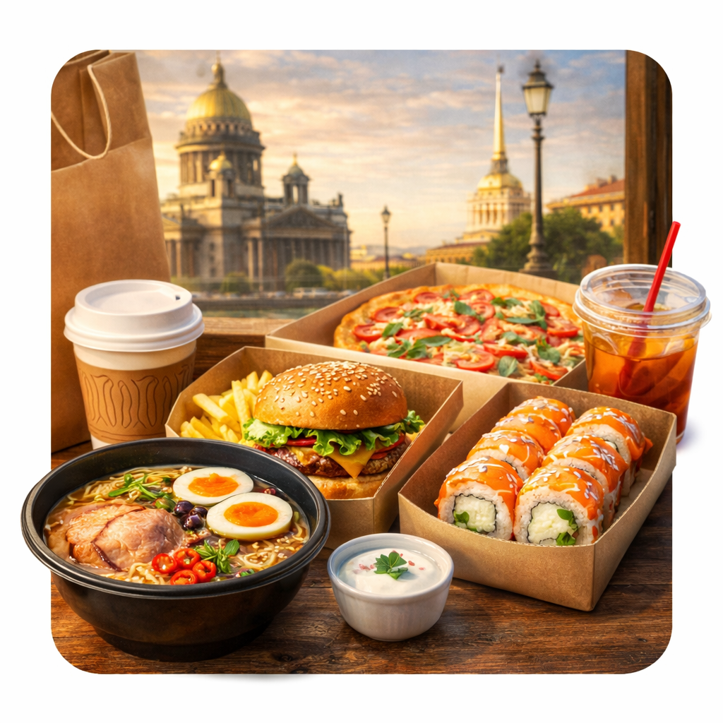 🍱 Доставка еды в Петербурге